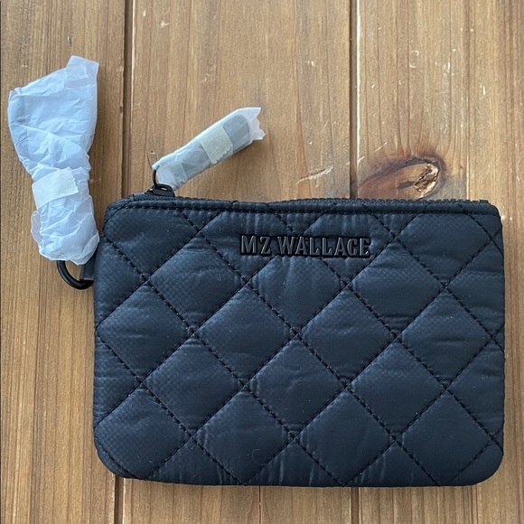 MZ Wallace Accessories - NWT MZ Wallace Quilted Black Key Pouch